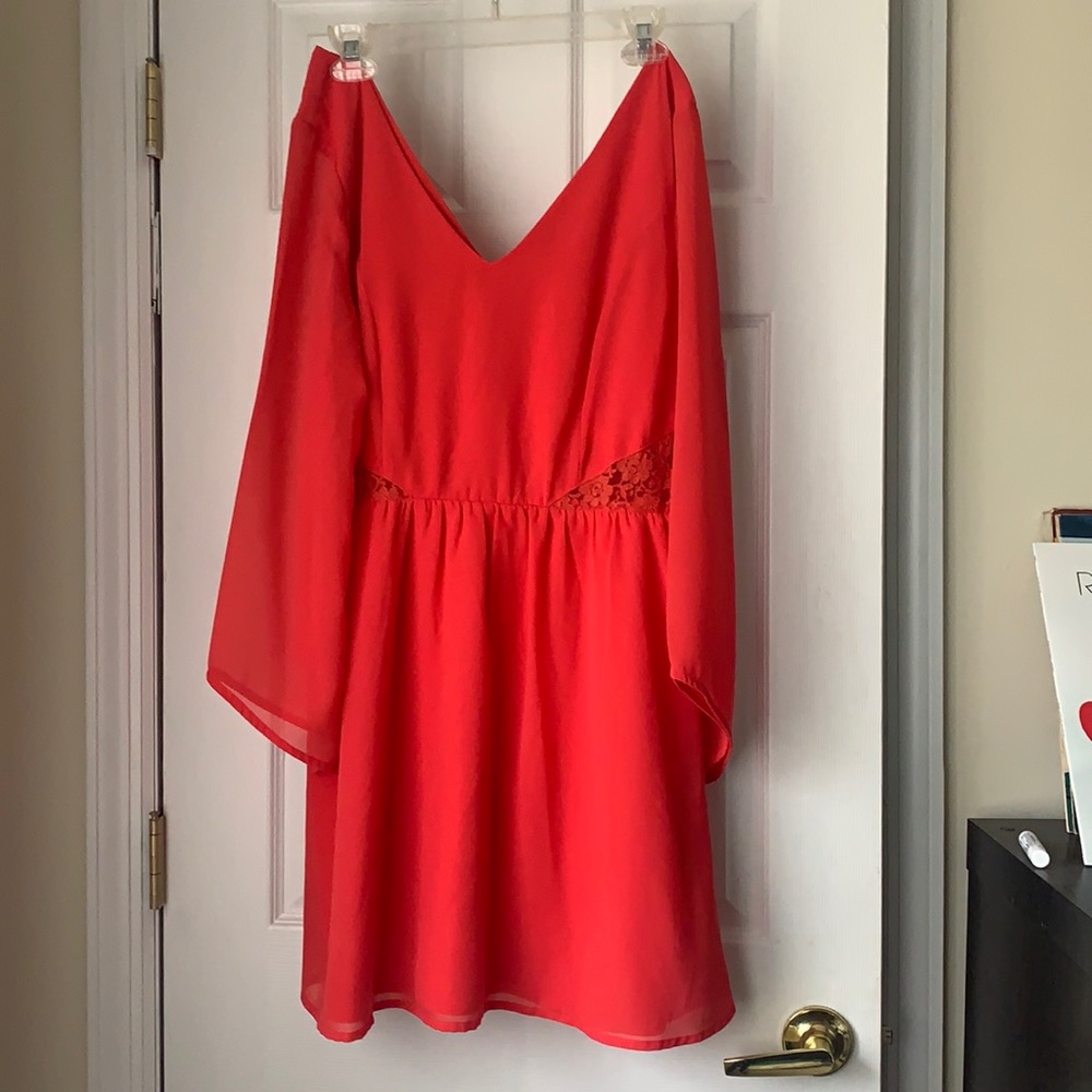 Coral dress